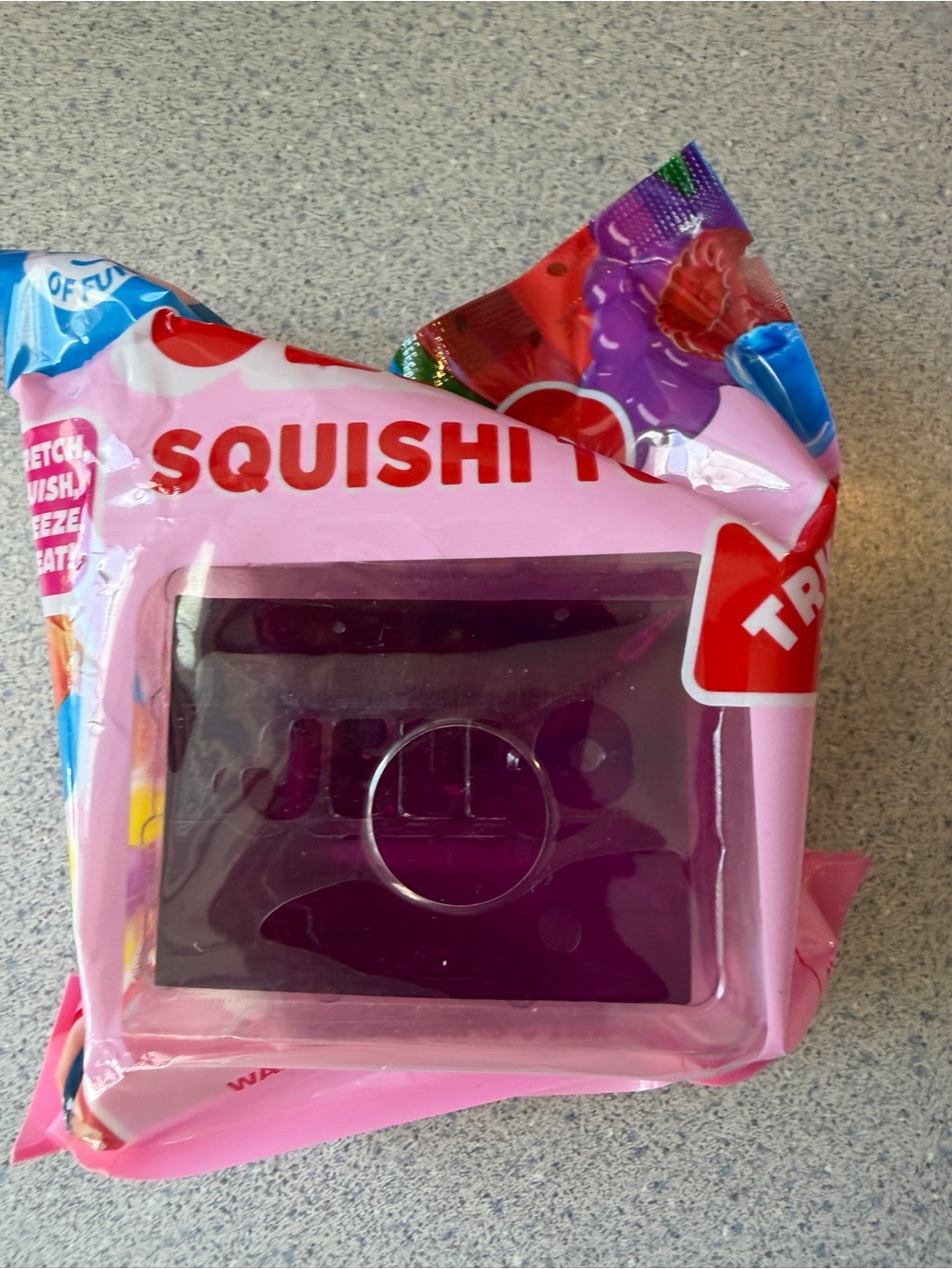 New Purple Jell-O Squishi Sensory Toy Scented Grape Jello Squishy Block 2026